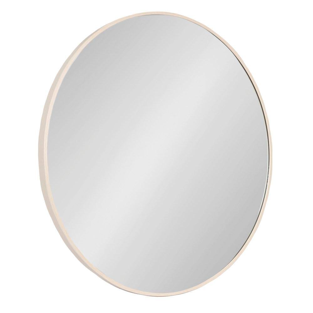 Zayda 24" Round Aluminum Bathroom Mirror