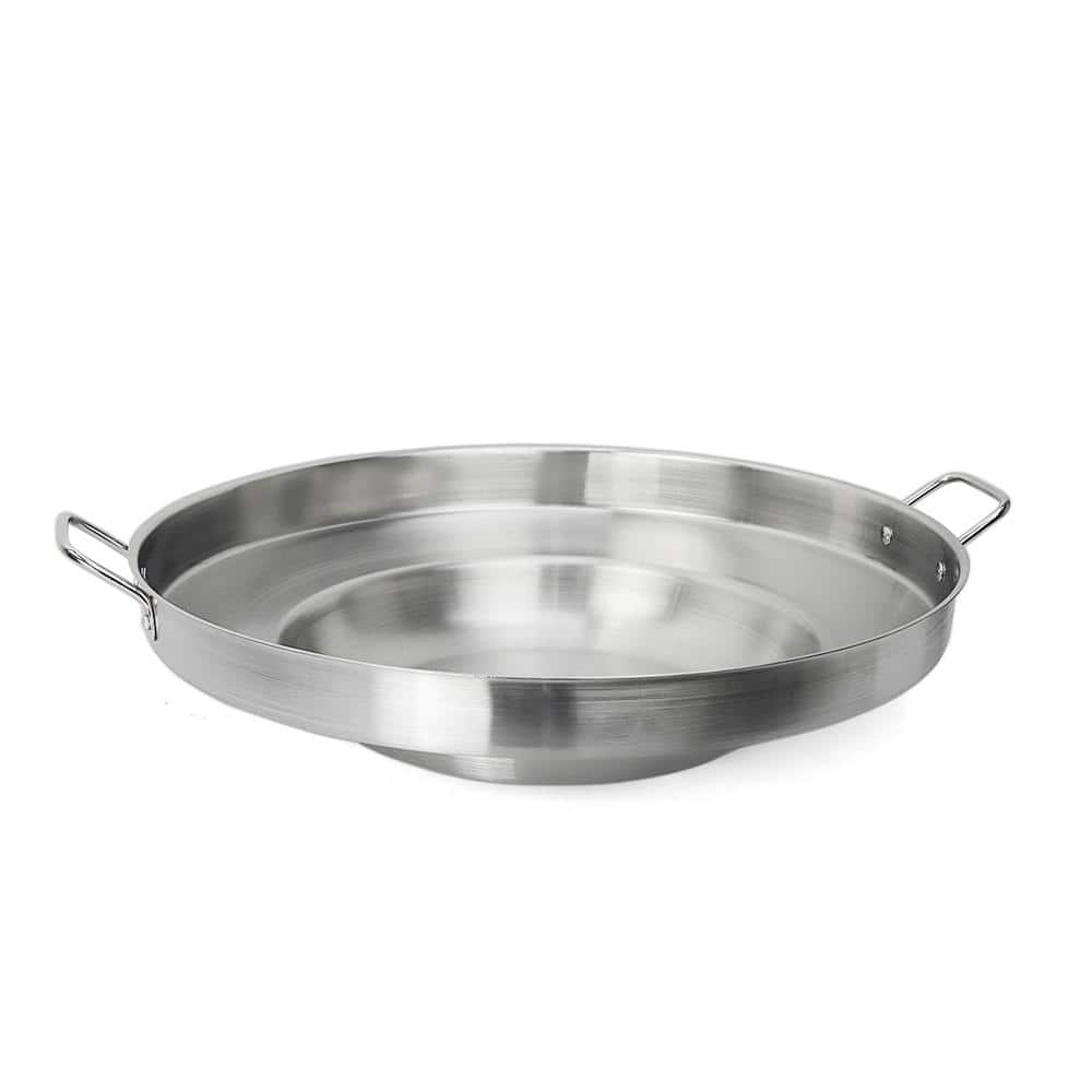 Flat Frying Pan Stainless Steel Comal Frying Bowl Comal Convex Cookware  Stir Fry Pan Non-Stick Roti Pan Griddle Crepe Pan Frying - AliExpress
