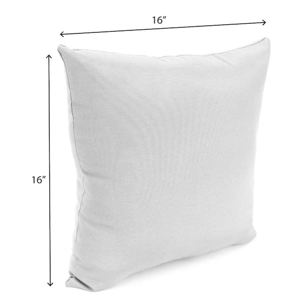 Indoor/Outdoor Toss Pillows - Gray, Size 16 in. Square, Sunbrella | The Company Store