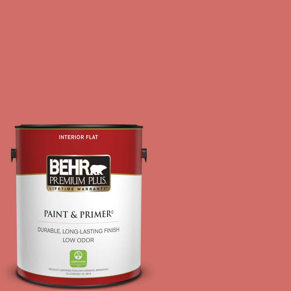 BEHR Premium Plus 1 gal. #M160-6 Matadors Cape Flat Low Odor Interior Paint & Primer