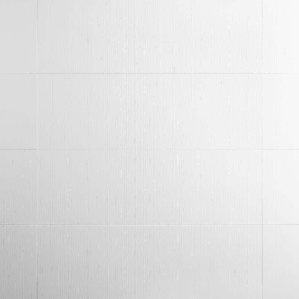 Angela Harris White Matte Ceramic Rectangular Wall Tile
