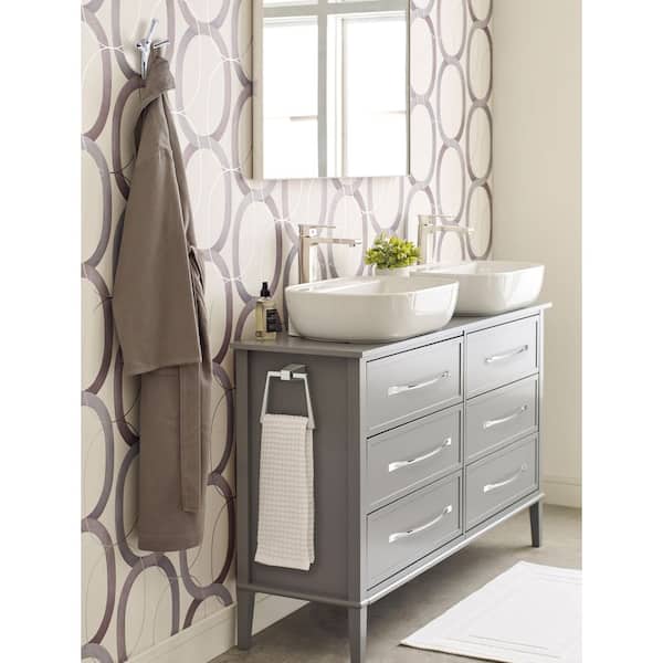 Blackrock Wall Mounted Towel Ring in Polished Nickel