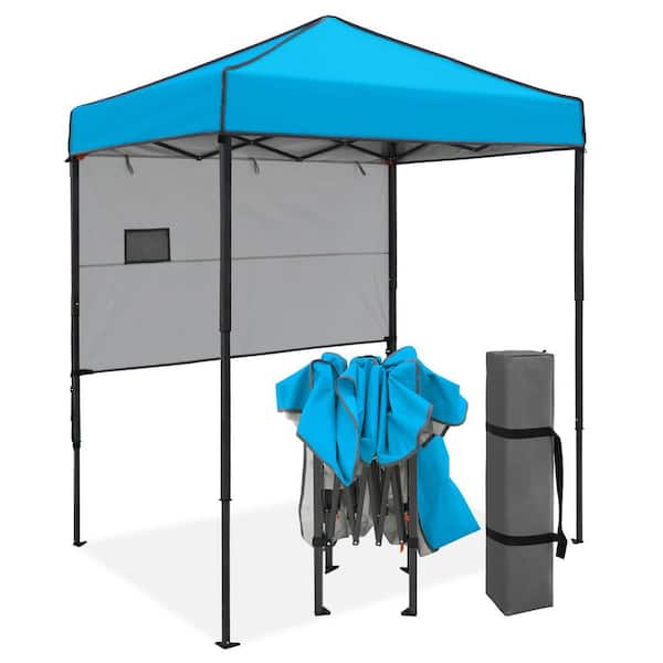 Instant Up Camopy 組み立て式 COOS BAY 6 ft. x 4 ft. Blue Instant Canopy Pop Up Tent with