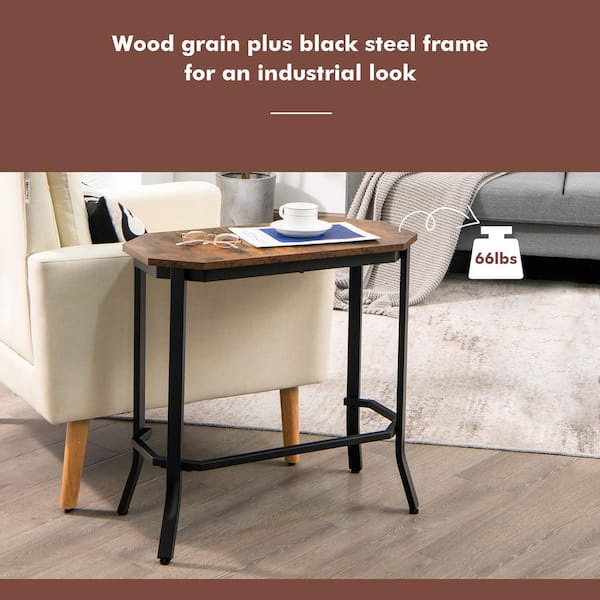 Frederick Wooden Side Table - Home Furniture