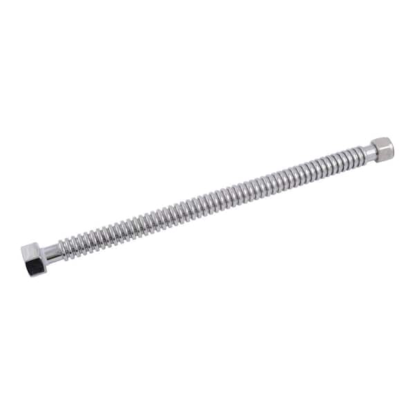 SharkBite 1 in. FIP x 3/4 in. FIP x 18 in. Corrugated SST Water Softener Connector