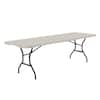 Lifetime 8 ft. Fold-in-Half Table Almond 80732