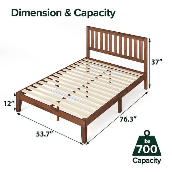 Bobbi solid deals wood bed