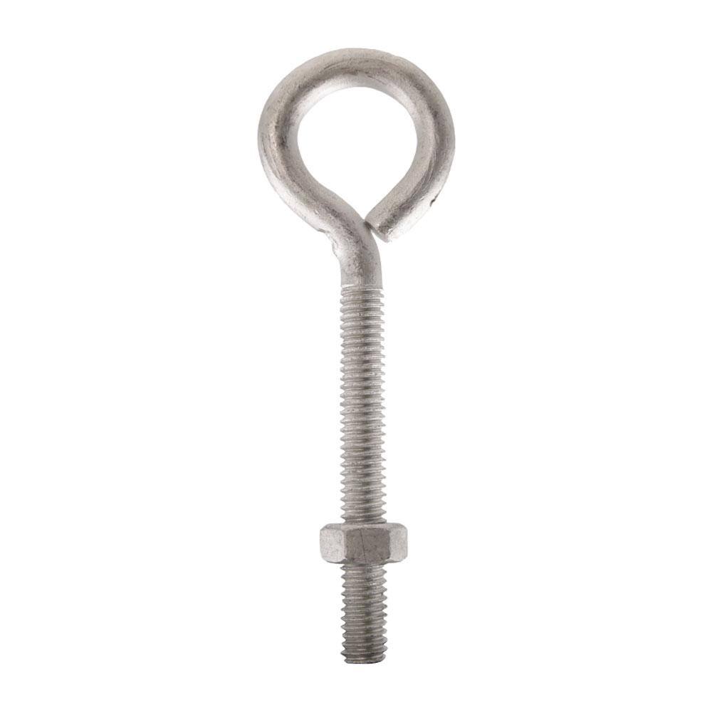 Everbilt 5/16 in. x 4 in. Galvanized Eyebolt/Nut 813506 - The Home Depot