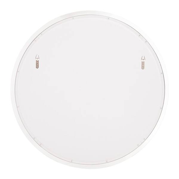 Marley Forrest - Medium Round Clear Beveled Glass Casual Mirror (36 in. H x 36 in. W)