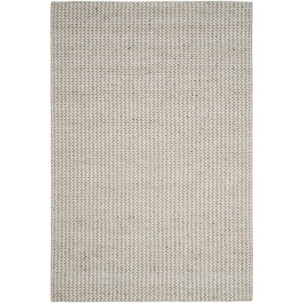 SAFAVIEH Natura Ivory/Silver 5 ft. x 8 ft. Solid Area Rug
