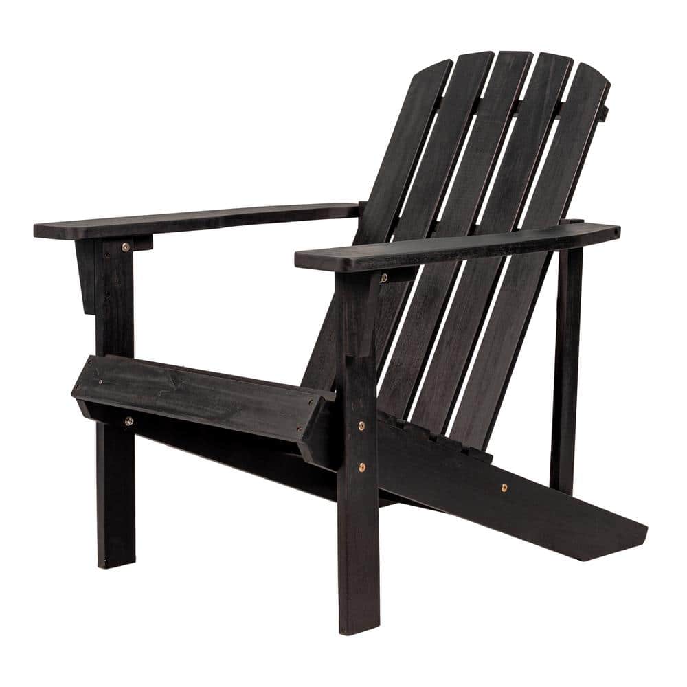 JONATHAN Y Westport Outdoor Patio Traditional Acacia Wood Adirondack ...