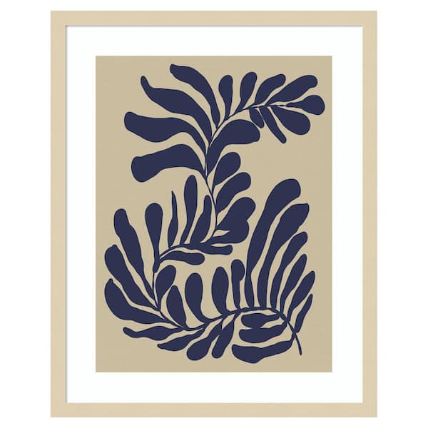 Amanti Art Seaweed by Dan Hobday 1 Piece Framed Giclee Abstract Art Print 25 in. x 20 in.