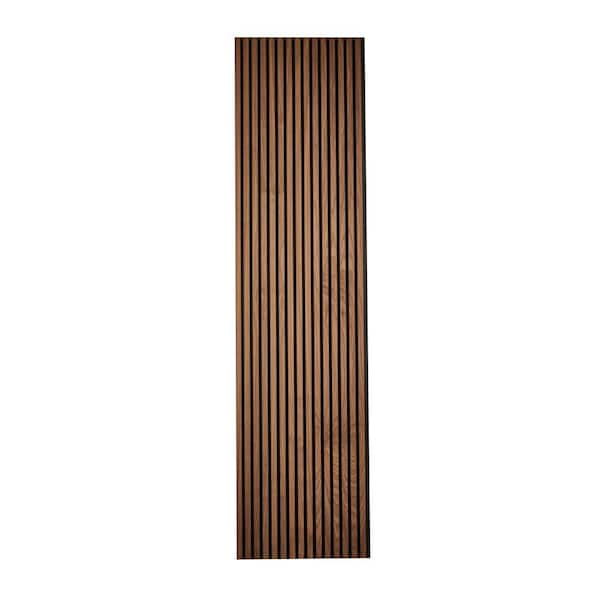 1 Natural Walnut Acoustic Slat decorative wall paneling Wood Panels 8ft x 24in