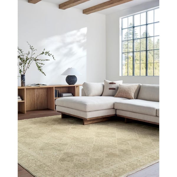 Galey Alix x Livabliss Fetscher IV Vintage Damask Area Rug, 2'7 in. x 7'6 in. (8' to 9'), Tan/Brown