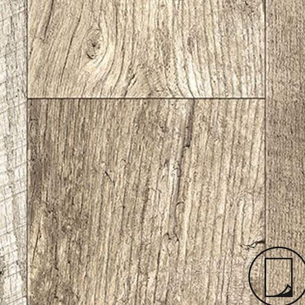 5 ft. x 12 ft. Laminate Sheet in Rediscovered Oak Planked with Virtual Design SoftGrain Finish