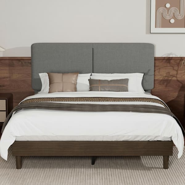 Valle upholstered deals platform bed