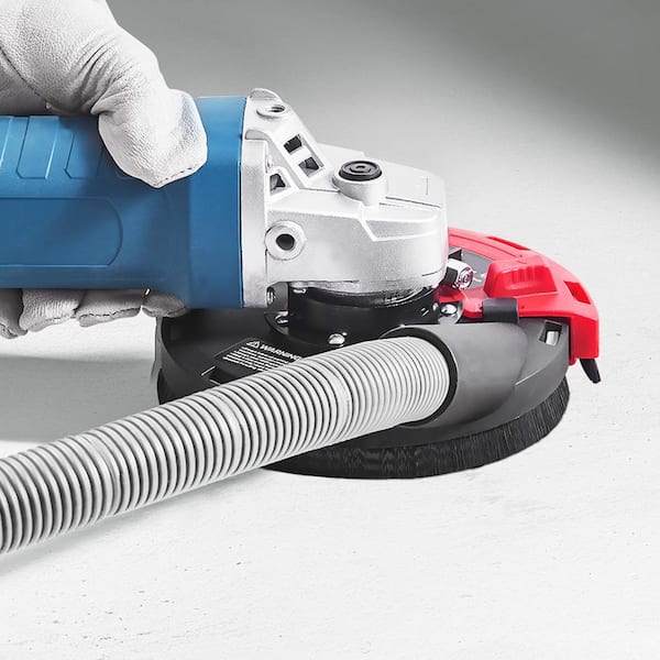 Grinding Dust Shroud for Angle Grinder, Corded Universal 4-5 in., Surface Grinder Dust Shroud with 6 Clamping Washers