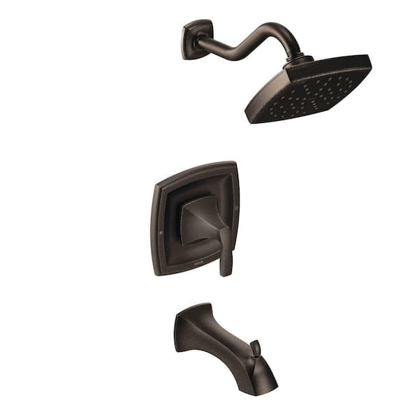 MOEN Voss Single-Handle 1-Spray Moentrol Tub and Shower Faucet Trim Kit in Oil Rubbed Bronze (Valve Not Included)