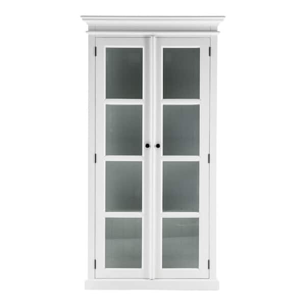 HomeRoots Charlie White Storage Cabinet