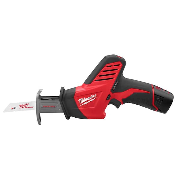 Milwaukee - M12 12V Lithium-Ion Cordless Combo Kit (5-Tool) W/ (3) 1.5Ah Batteries, Charger & Tool Bag