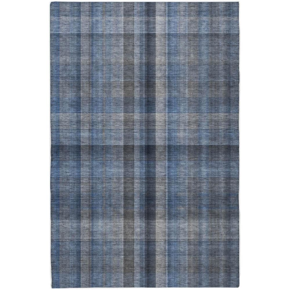 Dream Shag Premium Machine Washable Abstract ADS548 Blue 8 ft. x 10 ft. Area Rug price history on PriceWatchPro