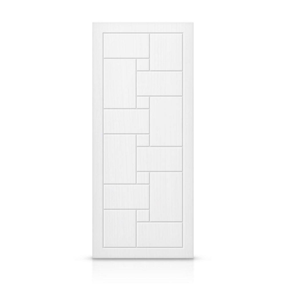 30 in. x 96 in. Hollow Core White Painted Composite MDF Interior Door Slab price history on PriceWatchPro