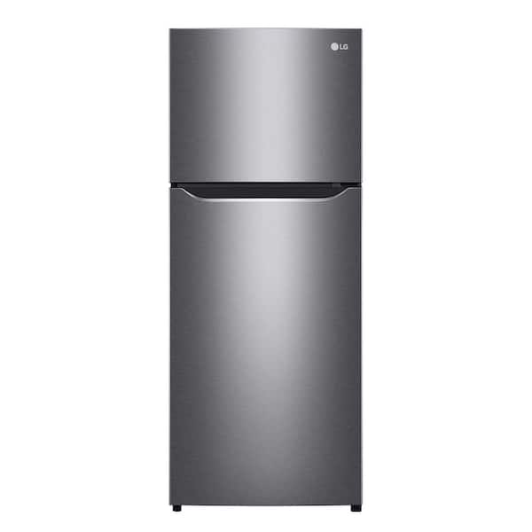 LG 21.87 in. W 7 cu. ft. Top-Mount Refrigerator w/ LED Lighting and Inverter Compressor in Platinum Silver,ENERGY STAR