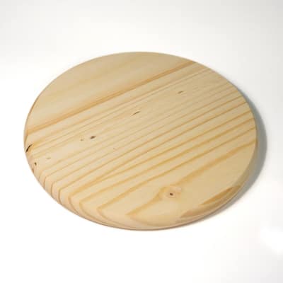 1 in. x 15 in. x 1.25 ft. Pine Edge Glued Panel Round Board