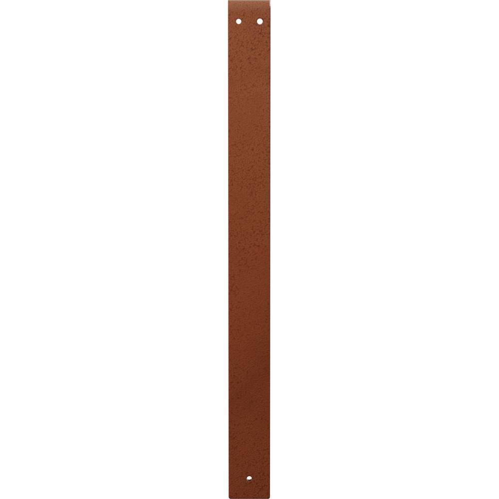 Urban Steel 24" Hammered Copper Finish Countertop Bracket Shelf