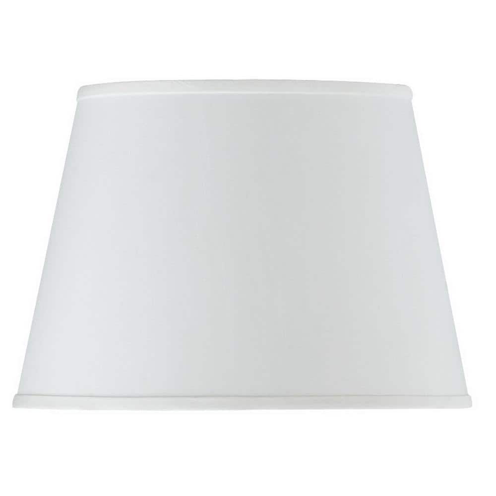 10 in. Tall White Round Hardback Fabric Shade price history on PriceWatchPro