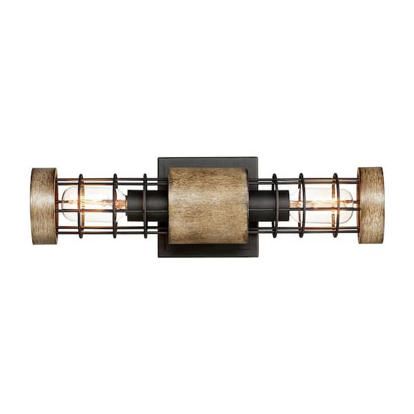 Maxim Lighting Homestead 18 in. 2-Light Brass Wall Sconce