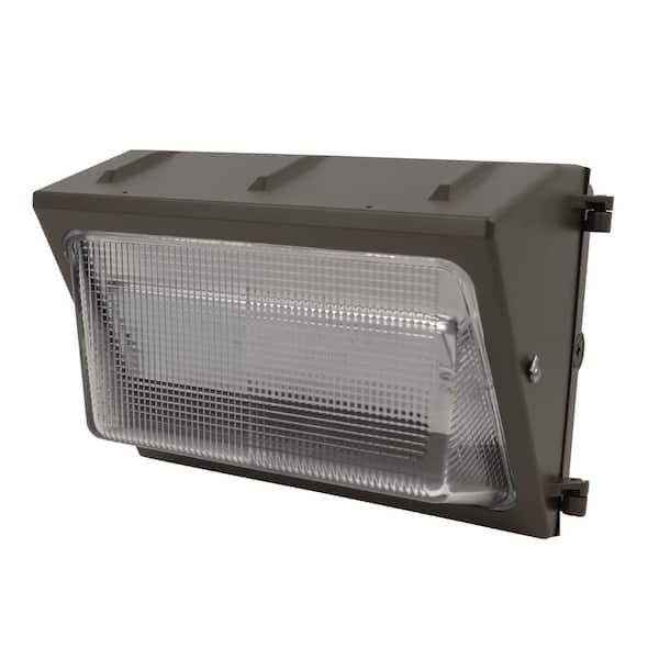 Feit Electric 76-Watt Integrated LED Bronze Dusk to Dawn Photocell Sensor Commercial Security Outdoor Wall Pack Light 5000K