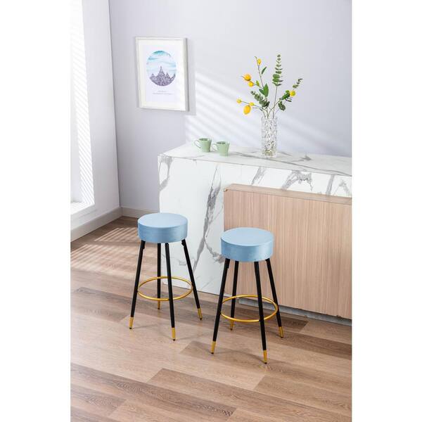 Velvet breakfast bar online chairs