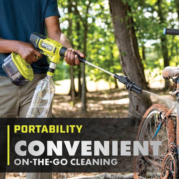 RYOBI ONE+ HP 18V Brushless EZClean 600 PSI 0.7 GPM Cordless Cold