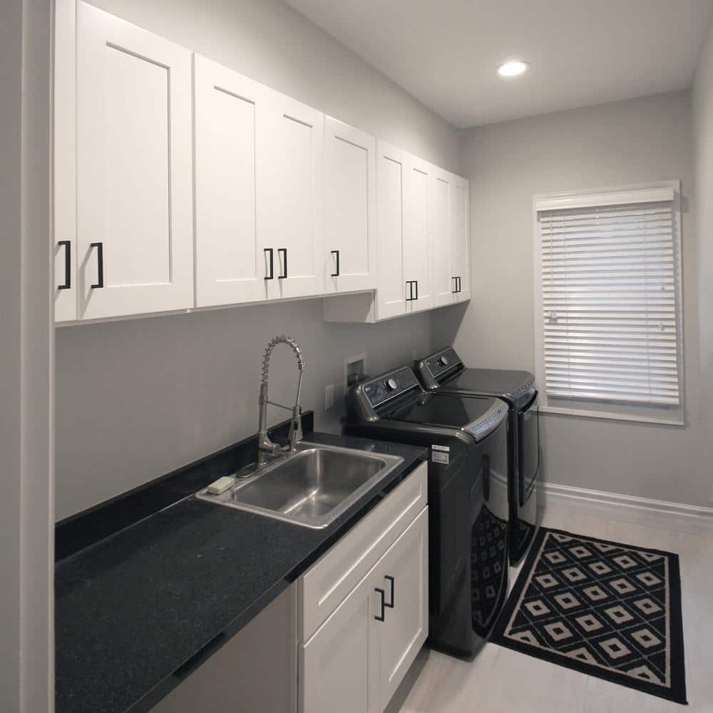 Brookings White Shaker 42" Sink Base Cabinet