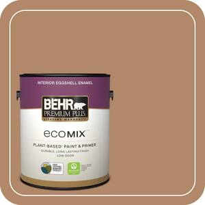 BEHR PREMIUM PLUS 1 gal. #MQ2-02 Syrup Flat EcoMix Plant-Based Interior ...