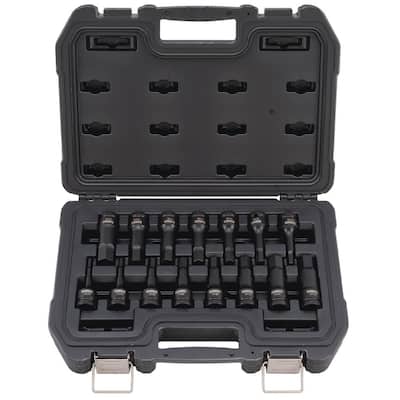 DEWALT 1/2 in. Drive SAE Deep Impact Socket Set (19-Piece)-DWMT19239 ...