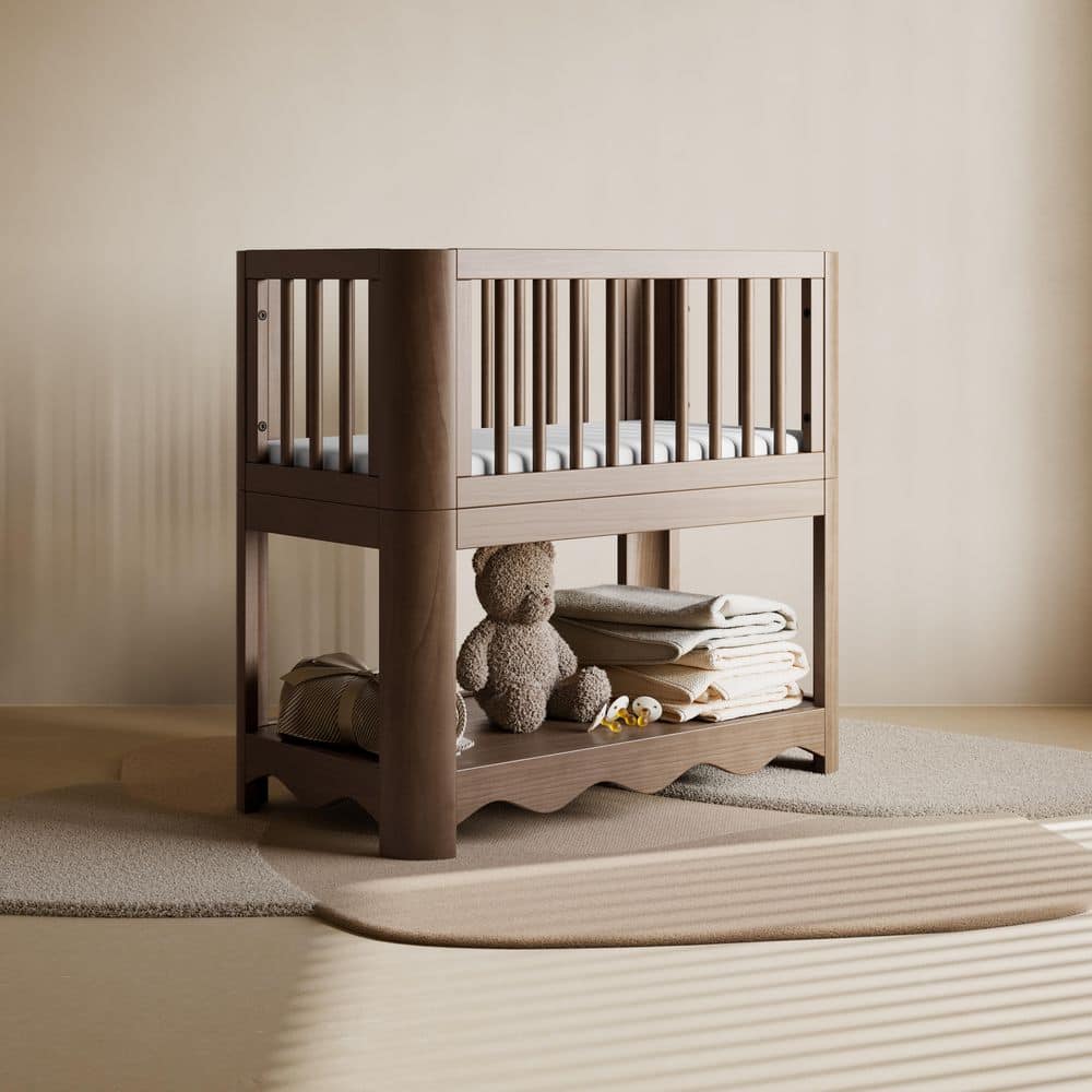 Storkcraft Casablanca Hazelnut 3-in-1 Convertible Bassinet 04500