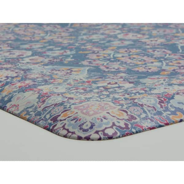 Blue Kilim 60 in. x 20 in. Anti-Fatigue Comfort Long Mat