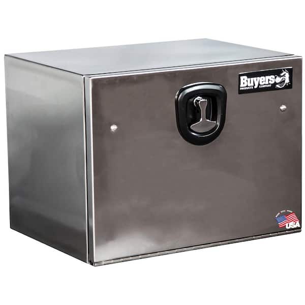 BUYERS PRODUCTS 18 in. x 18 in. x 24 in. Stainless Steel Underbody Truck Tool Box with Stainless Steel Door