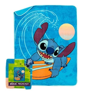Lilo and Stitch Makes Waves Silk Touch Multi-Colored Throw Blanket