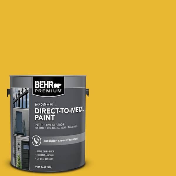 1 gal. #OSHA-6 OSHA SAFETY YELLOW Eggshell Direct to Metal Interior/Exterior Paint
