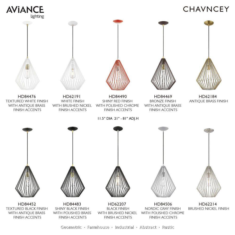 Linz Mini Geometric White Aluminum LED Pendant Light