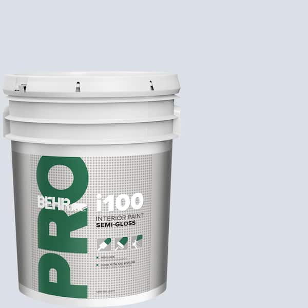 BEHR PRO 5 gal. #PPL-70 Eastern Breeze Semi-Gloss Interior Paint