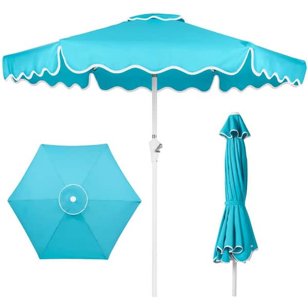 best fade proof patio umbrella PURPLE LEAF Sunbrella 12FT Outdoor Umbrella Spectrum Denim style elegance to your outdoor space with this eye IdealHouse 10 ft Cantilever Umbrella
