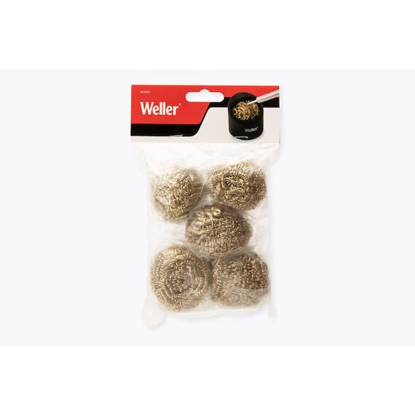 Weller Soldering Brass Sponge Tip Cleaner (5-Piece) WLACCBS-02 - The Home  Depot