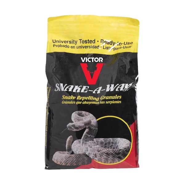 Victor Snake-A-Way 10 LB Repellent Granules for Garter Snakes, Rattlesnakes, and more - 1.25 Acres of Protection