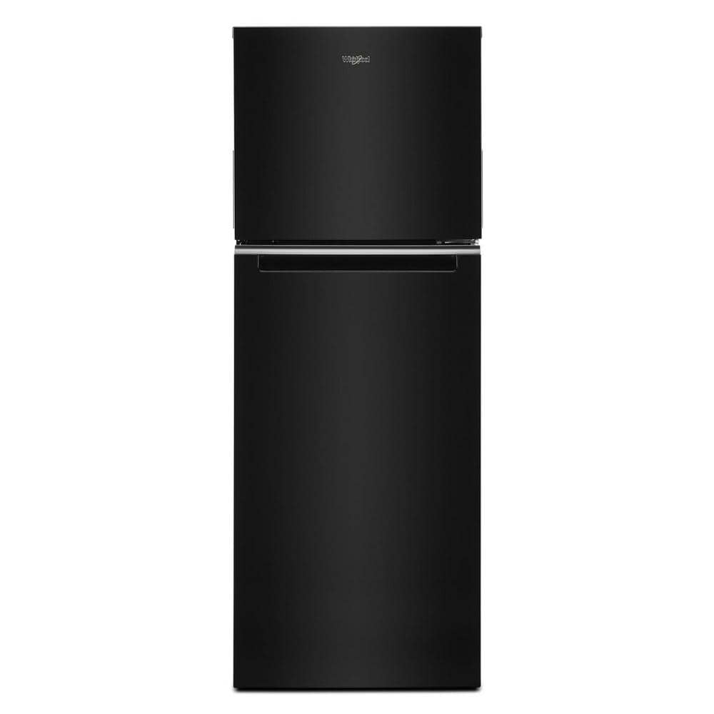Whirlpool 12.9 cu. ft. Built-In and Standard Top Freezer Refrigerator in Black