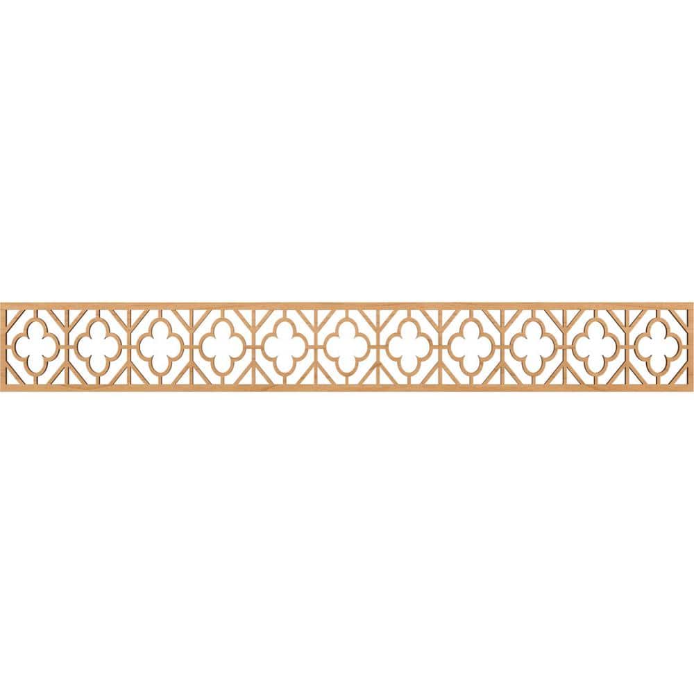 Maple Millwork Ekena Millwork Hazelton Fretwork 0.25 in. D x 46.5 in. W x 6 in. L ...