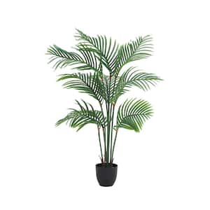 The Mod Greenhouse 50 in. Artificial Palm Tree in 6.5 in. Plastic Pot (9 Leaf)